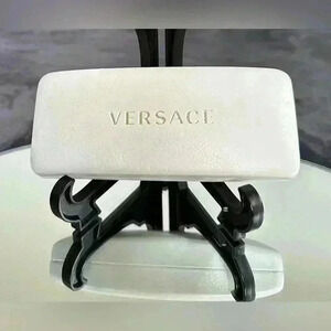 💟Versace  sunglass case white velvet velour inside